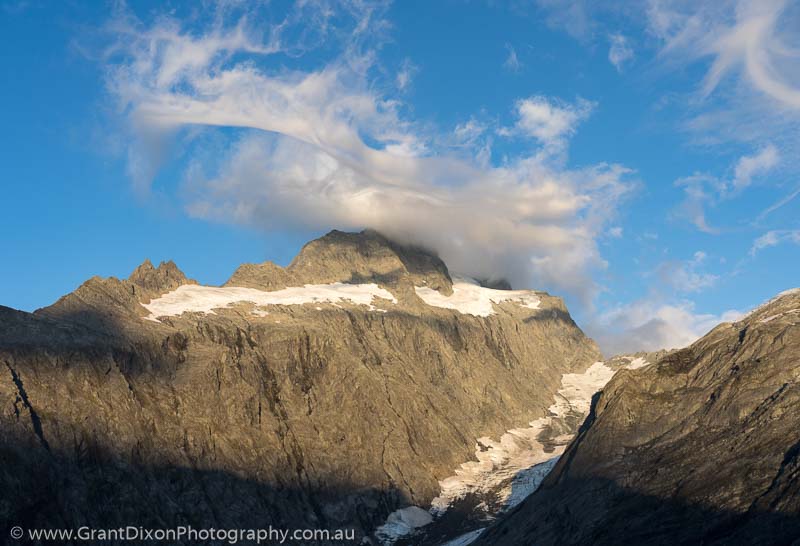 image of Mt Hooker summit clouds 2